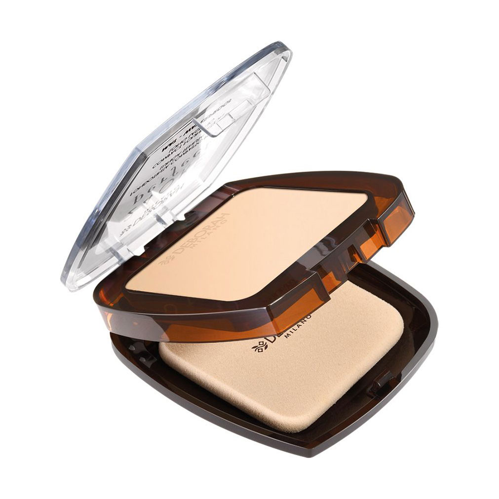 Водостійка матова тональна основа для обличчя Deborah 24Ore Perfect Compact Foundation Mat Waterproof 06 Porcelain, 9 г